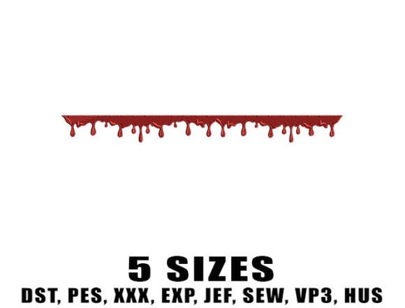 Blood Drips Embroidery Design Review