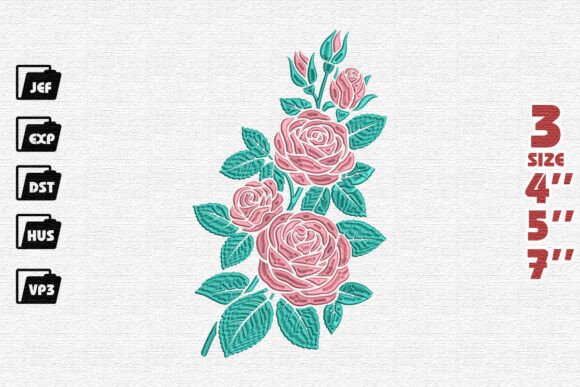 Blooming Rose Vine Embroidery: A Designer’s Review