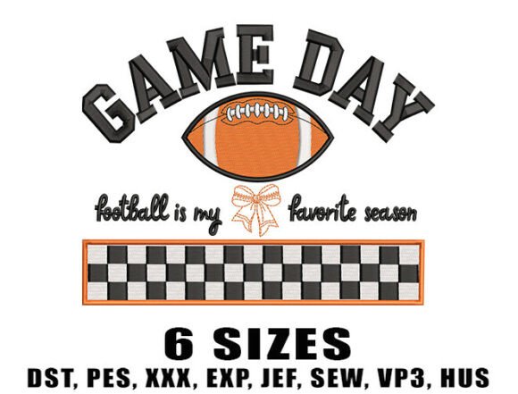 Game Day Football Embroidery Design Review