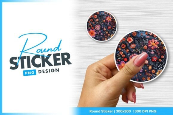Review: Colorful Floral Embroidery on Dark PNG