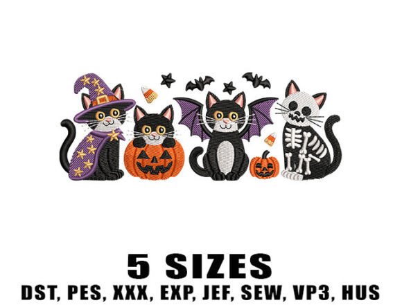 Review: Creepy Cute Cat Embroidery Design for Craft Fairs
