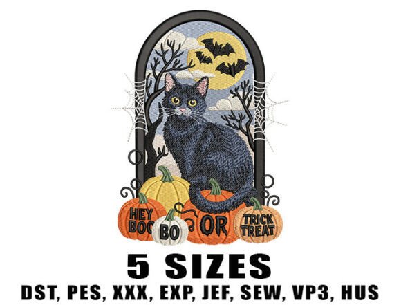 Review: Hey Boo Halloween Embroidery Design for Merch