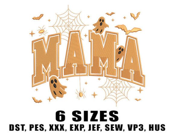 Review: Mama Halloween Embroidery Design for Craft Fairs