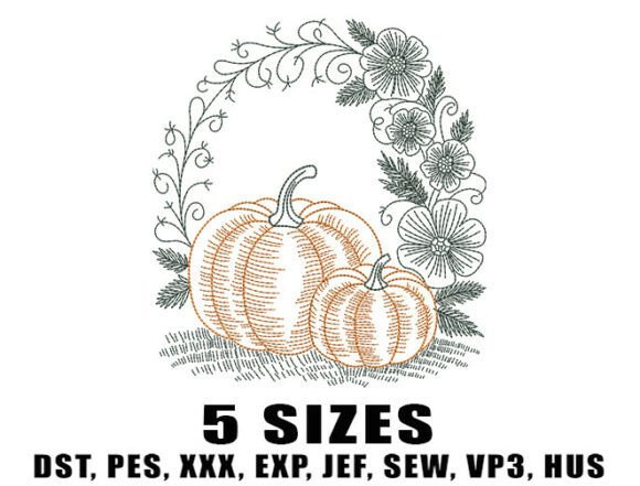 Review: Rustic Pumpkin Embroidery Designs for Merch
