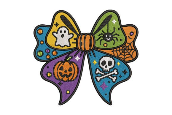 Review: Spooky Halloween Bow Embroidery for Merch