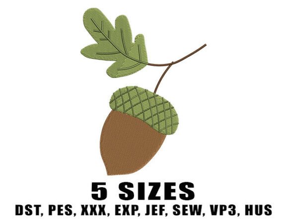 Reviewing Acorn Autumn Embroidery Designs for Holiday Sales