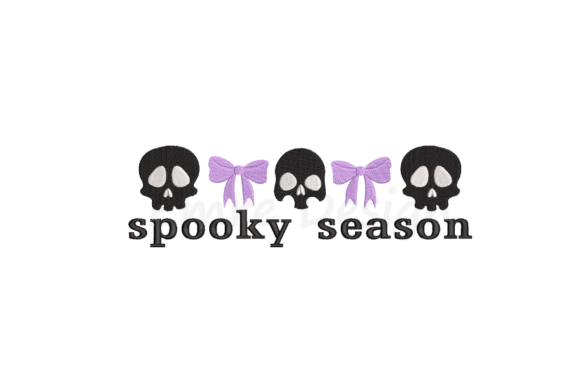 Reviewing Coquette Spooky Season Embroidery for Merch