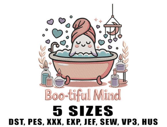 Reviewing the Bathroom Ghost Embroidery Design