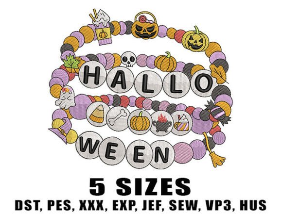 Reviewing the Halloween Bracelet Embroidery Design