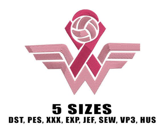 Reviewing the Volleyball Cancer Embroidery Design