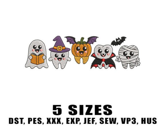 Reviewing Trick or Teeth Embroidery Designs for Gifts
